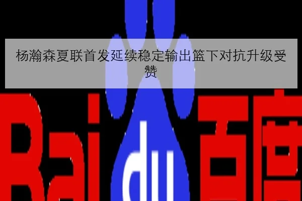 杨瀚森夏联首发延续稳定输出篮下对抗升级受赞